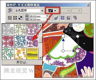 使用CorelDRAW为对象填充图案,PS教程,思缘教程网