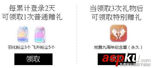 QQ炫舞,喵喵礼盒的特别赠礼