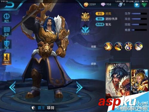 王者荣耀,坦克