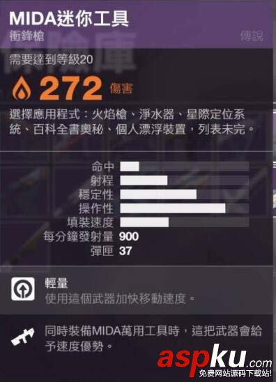 命运2,小型武器