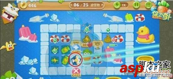 保卫萝卜2 第32关 金萝卜图文攻略