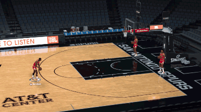 NBA2K18,罚球线,起跳,扣篮