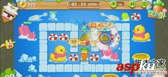 保卫萝卜2 第32关 金萝卜图文攻略