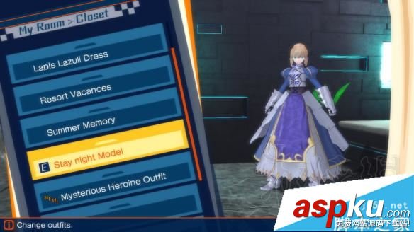 Fate,EXTELLA,pc版,dlc,服装图鉴