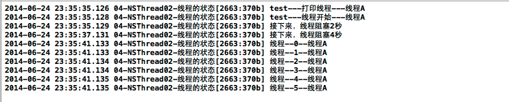 IOS多线程开发之线程的状态 IOS多线程开发之线程的状态
