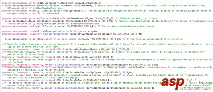 IOS开发,NavigationController,向右滑动返回