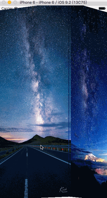 ios,立方体翻转动画,立方体,图片翻转