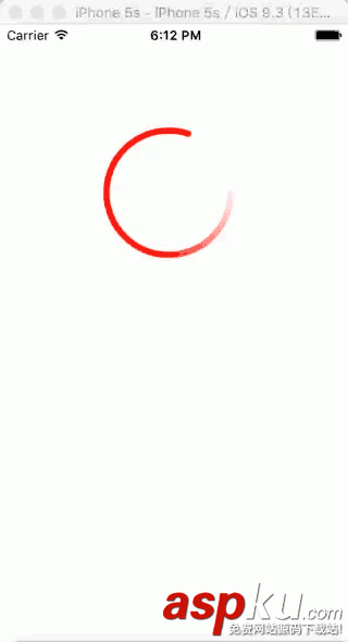 iOS,渐变圆环旋转动画,iOS渐变圆环旋转动画实例详解,渐变动画