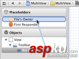iOS应用中使用Toolbar工具栏方式切换视图的方法详解 iOS应用,Toolbar,工具栏