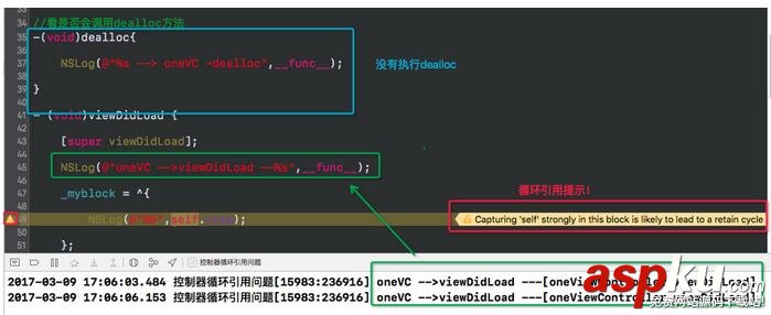 ios,block循环引用,防止循环引用,block的循环引用