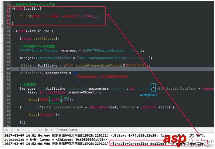 ios,block循环引用,防止循环引用,block的循环引用