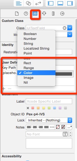 IOS,storyboard,UITextField,修改字体颜色