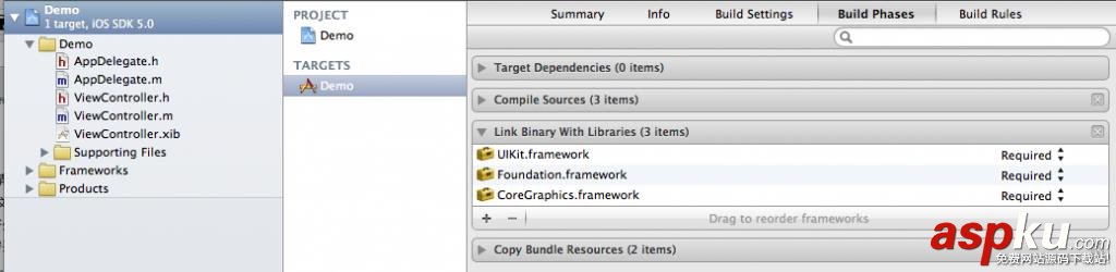 iOS App项目中引入SQLite数据库的教程 iOS,SQLite,数据库