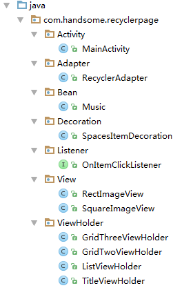 Android,RecyclerView,混排