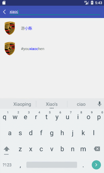 android,通讯录搜索,通讯录索引,字母索引