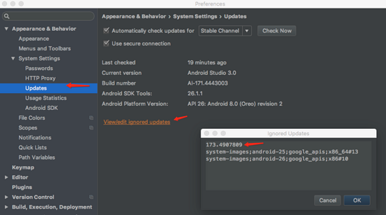 Android,Studio,无法检测新版本