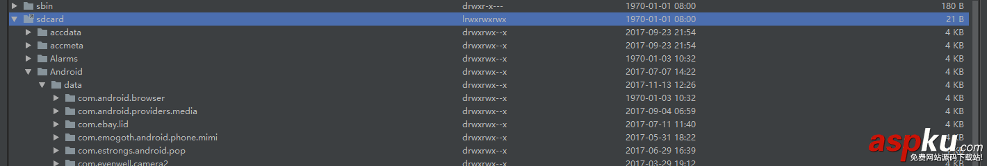 android,studio,3.0,查看手机文件系统