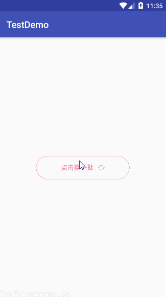 Android开发,bilibili,刷新按钮