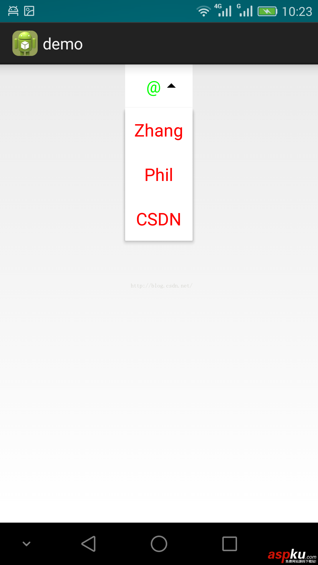 Android,下拉框,Spinner,NiceSpinner