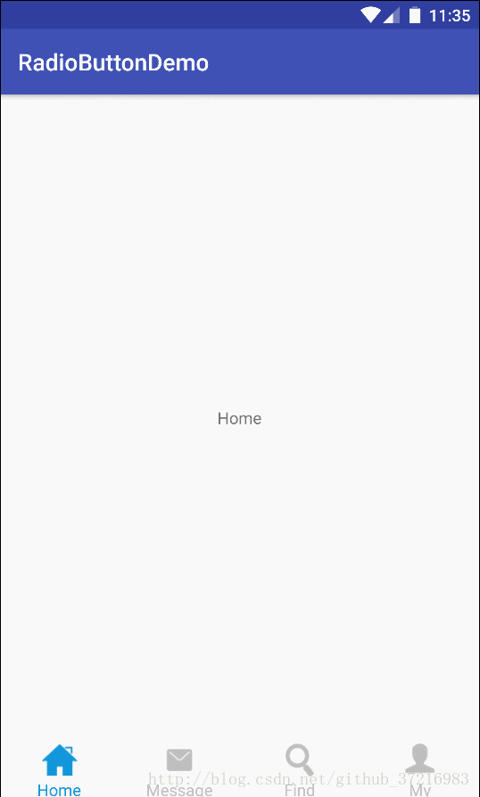 使用RadioButton+Fragment实现底部导航栏效果 RadioButton,Fragment,导航栏