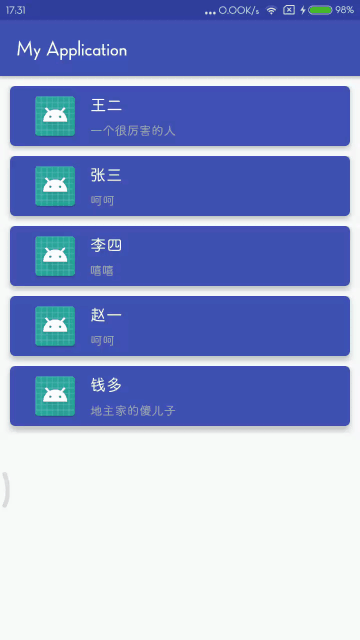 Android,实现拖拽,左滑删除,拖拽