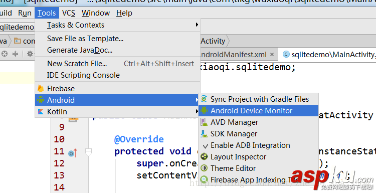 android,sqlite数据库,sqlite使用,sqlite数据库的使用