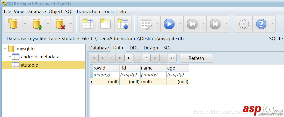android,sqlite数据库,sqlite使用,sqlite数据库的使用