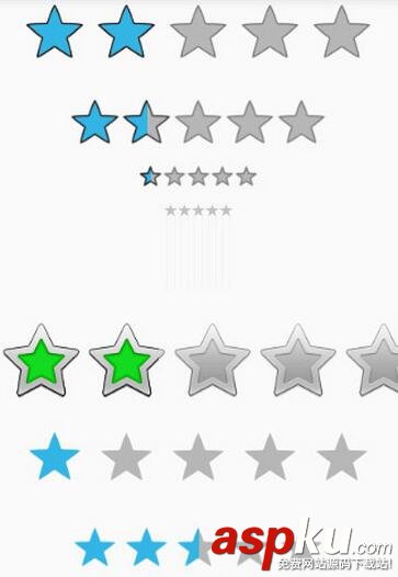 Android,RatingBar,星星评分