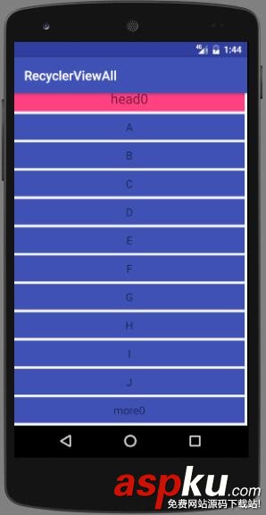recyclerview,item,Android