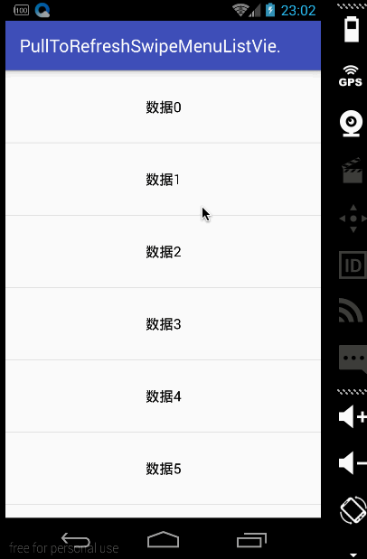 Android,ListView,上拉加载,下拉刷新,滑动删除