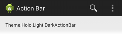android,actionbar,导航栏
