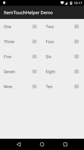 recyclerview,拖放,滑动删除