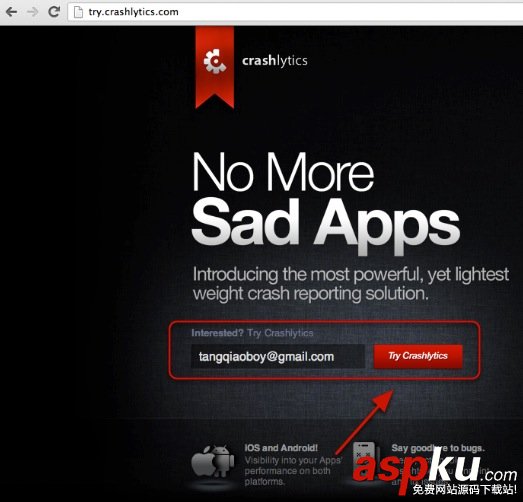 crashlytics,android