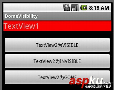 visibility,invisible,Android中visibility属性,visibility属性