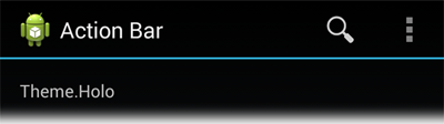 android,actionbar,导航栏