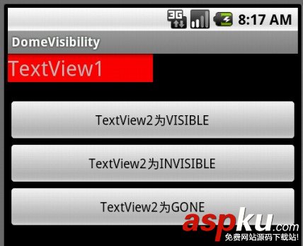visibility,invisible,Android中visibility属性,visibility属性
