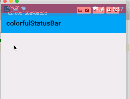 Android,Material Design,沉浸式状态栏