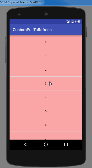 Android,View,下拉刷新