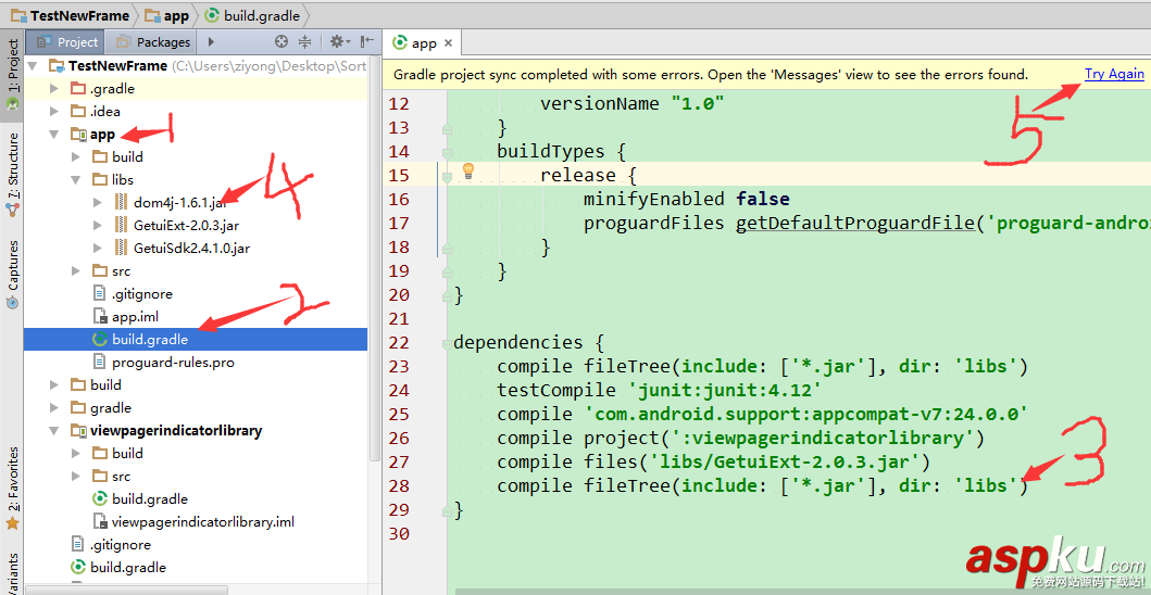 android,studio导入第三方类库,studio导入类库