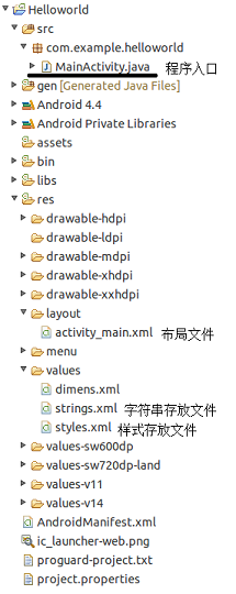 Android,xml,Helloworld
