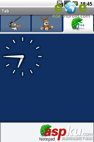 Android应用开发,TabHost