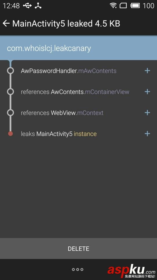 android,leakcanary,内存泄漏