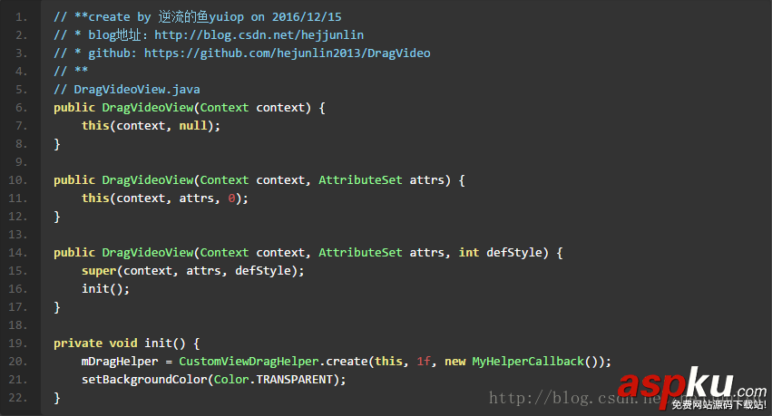 Android,DragVideo,DragVideo视频任意拖拽实现代码,DragVideo实现播放视频时任意拖拽实现方案