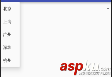 Android,UI组件,Spinner,下拉列表