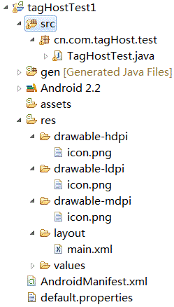 Android应用,TabHost,TabActivity