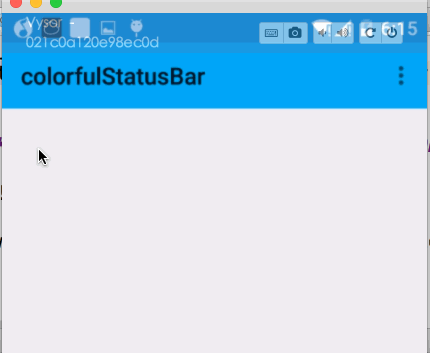 Android,Material Design,沉浸式状态栏