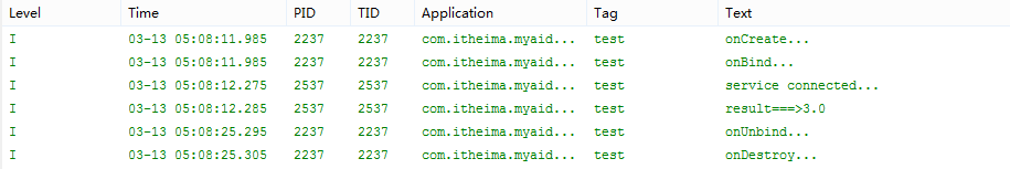 Android,AIDL,远程服务