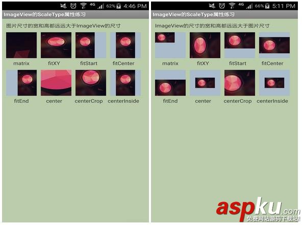 Android,ImageView,ScaleType
