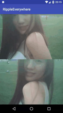 android,水波纹动画