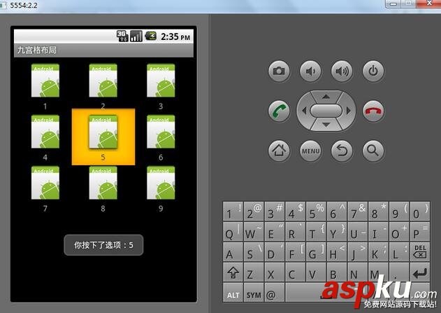 Android布局,android,九宫格